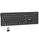 Tecknet Wireless Keyboards Full Size, 2.4G USB and Bluetooth Multi Device