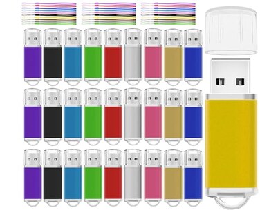 Nicepicten 8GB USB Flash Drive Bulk 50 Pack Nicepicten Bulk USB 2.0 Thumb Drive Pack