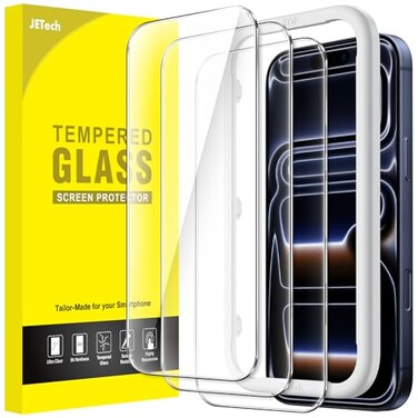 JETech Screen Protector for Iphone 17 Pro, 3-Pack