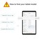 Sparin 2 Pack Screen Protector for Samsung Galaxy Tab A9/A11 8.7 Inch