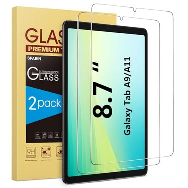 Sparin 2 Pack Screen Protector for Samsung Galaxy Tab A9/A11 8.7 Inch