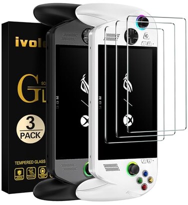 Ivoler HD Clear Screen Protector for Asus Rog Xbox Ally &amp; Ally X 3-Pack