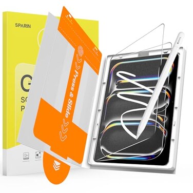 Sparin 2 Pack Paper Glass Screen Protector for Ipad Pro 13 Inch M5/M4