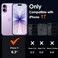 Ivoler Magnetic Case for Iphone 17 6.3'', Clear
