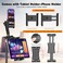 Baishun Tripod for Ipad and Iphone, Adjustable Rotating Tablet Tripod