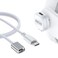 Amvr Magnetic Charging Cable Kit Compatible with Meta Quest 3/3S/Pro Accessories, USB-C 3.0 Power Port, Premium Device Protection (Cannot Transmit Data Simultaneously)
