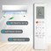 Lomca Replacement for Midea Air Conditioner Remote Control Rg10A-Bgef RG10A(B2S)/BGEF RG10A/BGEF RG10L1(2HS)/BGEF