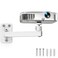 Baishun Projector Stand, Projector Wall Mount with 1/4-Inch Thread, White