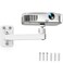 Baishun Projector Stand, Projector Wall Mount with 1/4-Inch Thread, White