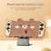 GeekShare Plush Case Compatible with Switch 2 (2025), NS2 Protective Cover for Switch Console and Grip Joy Controller, Plush Bear