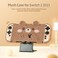 GeekShare Plush Case Compatible with Switch 2 (2025), NS2 Protective Cover for Switch Console and Grip Joy Controller, Plush Bear