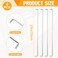 Shimeyao 4 Pcs 13 Inch Replacement File Cabinet Rails