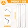 Shimeyao 4 Pcs 13 Inch Replacement File Cabinet Rails