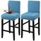 Fuloon Waterproof Barstool Covers Chair Slipcovers, Lake Blue, 2 Pack