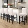 Fuloon Waterproof Barstool Covers Chair Slipcovers, Pale Beige, 4 Pack