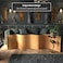 Red Lantern 2 Ft. Short Bamboo Wave Screen - Honey