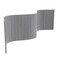 Red Lantern 2 Ft. Short Bamboo Wave Screen - Grey