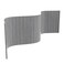 Red Lantern 2 Ft. Short Bamboo Wave Screen - Grey