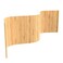 Red Lantern 2 Ft. Tall Reversible Bamboo Wave Screen - Burnt Bamboo