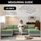Unbbrrl 10 Pieces Stretch Sofa Cushion Covers for U-Shaped Modular Sectional Couch with 4 Seats+4 Backs+2 Arms, Upholstered Covers for Sofa Bed with Deep Double Chaise (Avocado,10 Pieces Set)