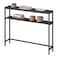 Vasagle 39.4 Inches Console Table, 2-Tier Narrow Sofa Table with 2 Shelves