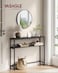 Vasagle 39.4 Inches Console Table, 2-Tier Narrow Sofa Table with 2 Shelves