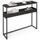 Vasagle 39.4 Inches Console Table, Narrow Sofa Table, 2-Tier