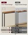 Vasagle 31.5" Console Table, Narrow Behind Couch Table, 1 Tier