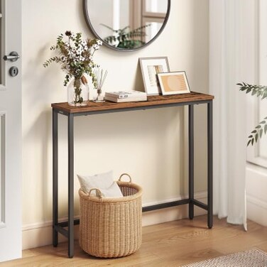 Vasagle 31.5" Console Table, Narrow Behind Couch Table, 1 Tier