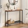 Vasagle 31.5" Console Table, Narrow Behind Couch Table, 2 Tier