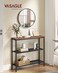 Vasagle 31.5" Console Table, Narrow Behind Couch Table, 3 Tier