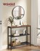 Vasagle 31.5" Console Table, Narrow Behind Couch Table, 3 Tier