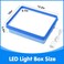 Odoorgames Young Explorers Light Table Light up Table (Blue)