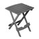 Adams Quik-Fold Side Table - Charcoal