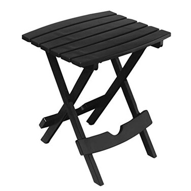 Adams Quik-Fold Side Table - Black