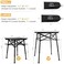 Audoyon Folding Camping Side Table, Adjustable Height 14.2 &amp; 18.9 In