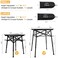 Audoyon Folding Camping Side Table, Adjustable Height 14.2 &amp; 18.9 In