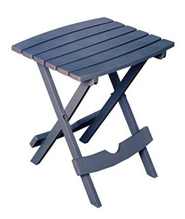 Adams Quik-Fold Side Table - Bluestone