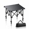 Anbte Roll up Camping Table, Adjustable Height Max 27.5", 20 X 16, Black
