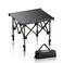 Anbte Roll up Camping Table, Adjustable Height Max 27.5", 20 X 16, Black