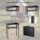 Anbte 2 Ft Small Folding Table, 3 Adjustable Height for Camping, 23" X 16