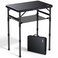 Anbte 2 Ft Small Folding Table, 3 Adjustable Height for Camping, 23" X 16