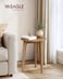 Vasagle Side Table, 1-Tier Small Round End Table, Nightstand