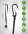 Digank 4 Pack 24 in Bungee Cords with Carabiner Hooks, 78 Lb Max Load