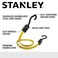 Stanley 24" Premium Flat Bungees with Self Centering X-Large Hooks, 2 Pack