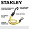Stanley 24" Premium Flat Bungees with Self Centering X-Large Hooks, 2 Pack