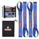 Workpro Soft Loop Tie Down Straps (6-Pack), 1.6" X 17", 5000 Lbs Breaking Strength. Heavy Duty with Soft Loop Ends for Securing Motorcycles, Atvs, Utvs, Kayaks, Dirt Bikes - Blue