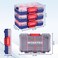 Workpro 3-Piece Small Parts Organizer, Stackable Storage Case