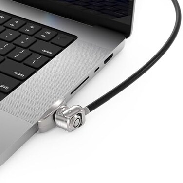 Compulocks Ledge Adapter for Macbook Pro 16-Inch (M1/M2/M3/M4/M5) with Keyed Cable Lock