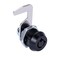 Wooch Toolbox Lock Tubular Cam Replacement Lock Hook Cam Keyed Alike (5/8 Inch, Black, 2 Pack)
